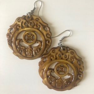 Global world design earrings